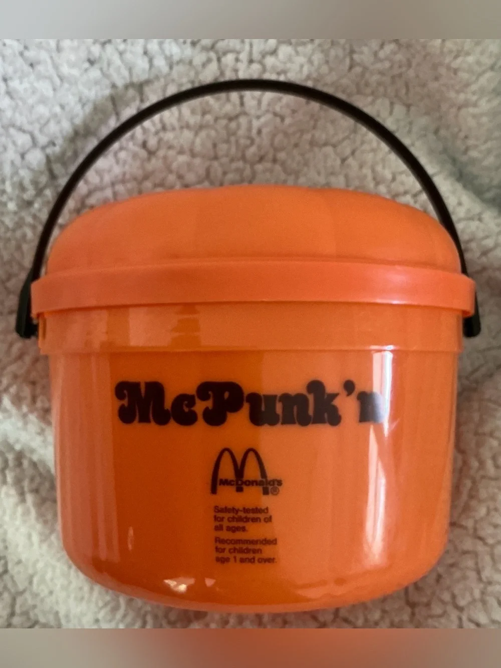 VINTAGE 1986 McDonald’s HALLOWEEN BUCKET